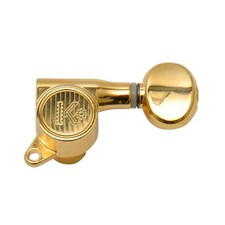 Kluson MK6LG Round Backs Oval 6L Gold - Gitarren Mechanik