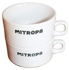 MITROPA Geschirr Made GDR - schöne große Suppen-Tassen Durchm. 9,5cm. Nr. 10