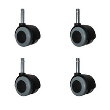 4 Stück  Möbelrollen 40 mm