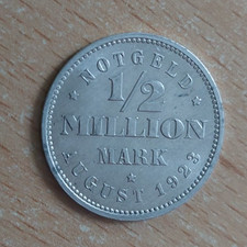 Notgeld Hamburg 1923  1 /2
