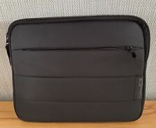 Notebooktasche / Schutzhülle + Innenpolsterung schwarz / kleines  Außenfach 