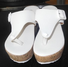 Sandalen weiß Zehentrenner