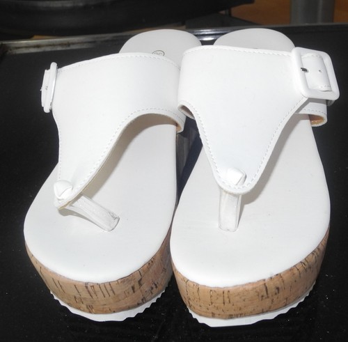 Sandalen weiß zehentrenner - weiß,
