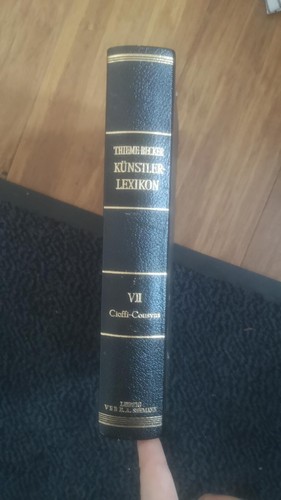 Thieme becker künstlerlexikon - thieme-becker,