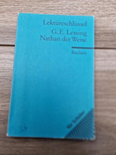 Lektüreschlüssel nathan der - lektüreschlüssel,