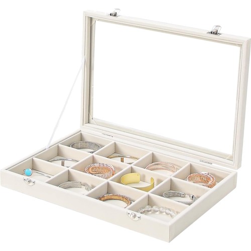 Schmuck organizer box samt - organizer,
