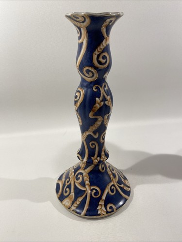 Großer kerzenhalter blau - kerzenhalter,