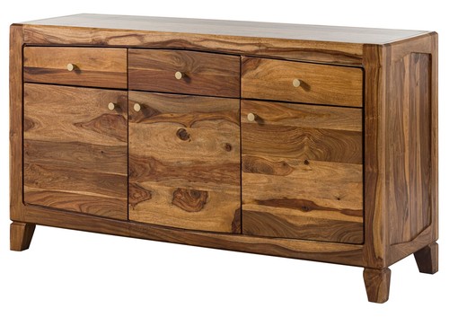 Sideboard sheesham 140x45x80 - sheesham,