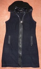 Marc Cain lange Wollweste Mantel Jacke ohne Ärmel el N3 entspricht D-38