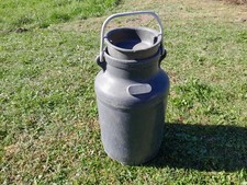 Große alte Milchkanne/Kunststoff 20 Liter mit Deckel, 2,4 Kg, gebraucht
