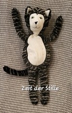 IKEA GOSIG KATT Katze Kater Schwarz Weiß Stofftier Kuscheltier *