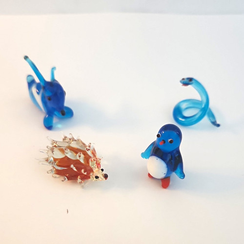 Murano glasfiguren set 4x - set,