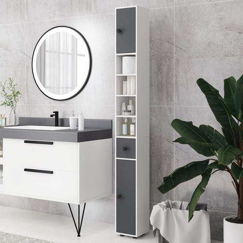 Kleankin schmaler badschrank - kleankin,