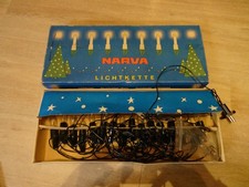 DDR Lichterkette von 1987 mit 16 Narva Leuchten, 3cm , volle Funktion, toll, OVP