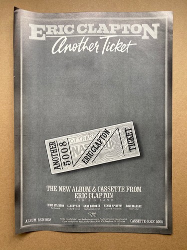 Eric clapton another ticket - eric,