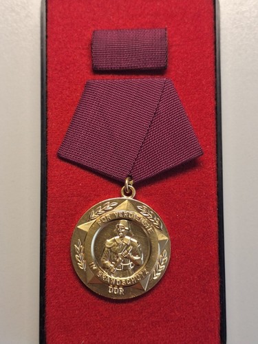 Ddr feuerwehr medaille für - ddr,