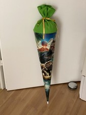 Schultüte, Junge, Dinosaurier, grün, neuwertig