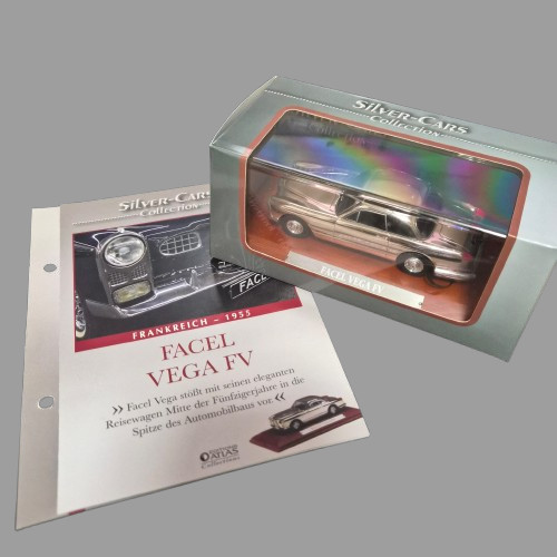 Silver cars collection facel - cars,