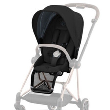 ⭐️ Cybex Platinum MIOS DEEP BLACK Kinderwagen Sitz Pack One Zuggurt NEU