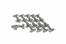 10x Topfband Eckanschlag 26mm Scharnier Topfscharniere Dämpfer Federscharnier