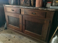 Antike Anrichte/Buffet Massivholz mit Mamorplatte