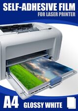 Folie Selbstklebend Weiss Hochglanz Glänzend Laser DIN A4 50 St. Stark Outdoor H