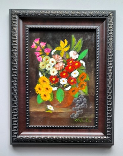 öl bild blumen - Öl, 18