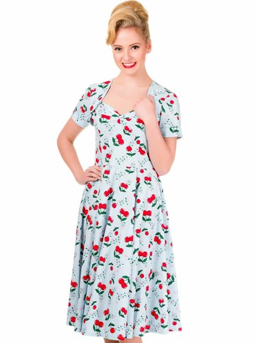 Banned damen kleid - kleid, rockabilly