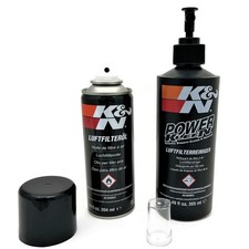 K&N 99-5003EU Reinigungsset Pflegeset Reiniger + Luftfilteröl Sportluftfilter 