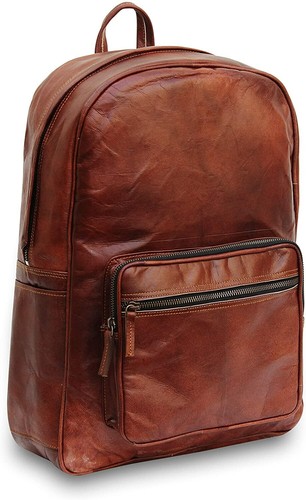 Echtleder laptop rucksack - rucksack, "