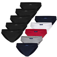 TOM TAILOR Herren Slips 100% Baumwolle Unterhosen Schlüpfer | 5er oder 10er Pack