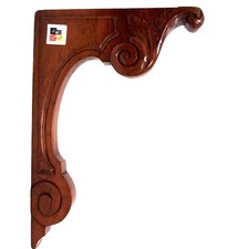 Regalhalter Holz braun