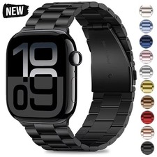 Edelstahl Armband für Apple Watch Ultra 3 49mm Series 11 10 9 8 7 6 5 SE 42-46mm