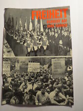 Werbeflyer für das Buch - Freiheit schreibt auf eure Fahnen von Werner Klose