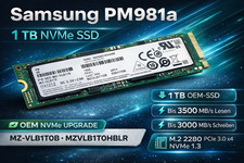 Samsung PM981A 1TB NVMe SSD