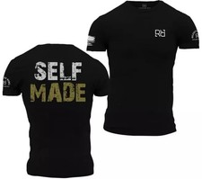 T-Shirt "Self Made" Herren L Relentless Schwarz, neu