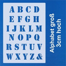 Schrift - Schablone Nr.05 ●