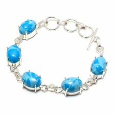 Blau Larimar Edelstein