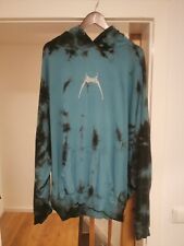 BABYBRAIN Hoodie gestickte Tribals unisex L Sweatshirt Pulli Türkis