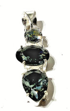 ALEXANDRIT Edelstein 925 Sterlingsilber Schmuck ANHÄNGER HANDGEFERT