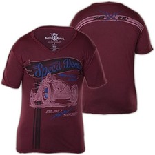 REBEL SPIRIT T-Shirt RSSK130317 Rot T-Shirts Herren  Rebel Spirit