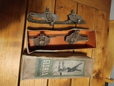 Gloria Schlittschuhe Vintage, Größe 27-29 Cm Mit Kasten Ohne Schlüssel