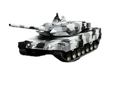 RC Panzer Leopard 2A6 Heng Long 1:16 Rauch Sound Stahlgetriebe V7.0  Wintertarn