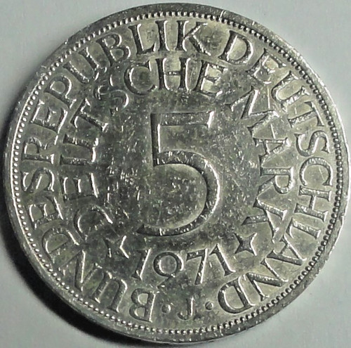 1971 j silber - dm,