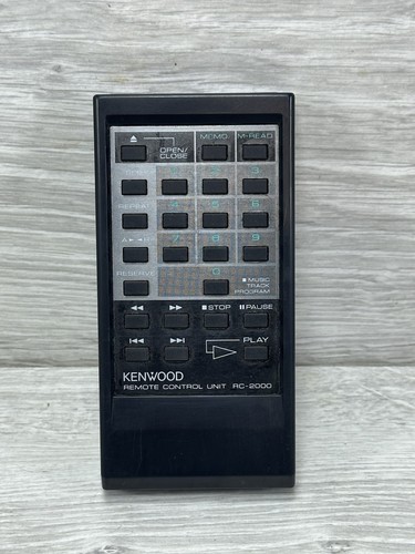 Kenwood remote control - remote, unit