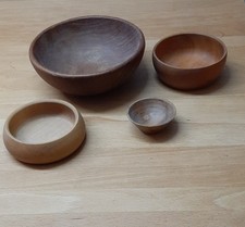 Holzschalen-Set 4 teilig