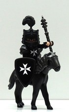 MALTESER RITTER REITER D SCHWARZ PLAYMOBIL   Kreuzritter Crusader vs Saladin RAR