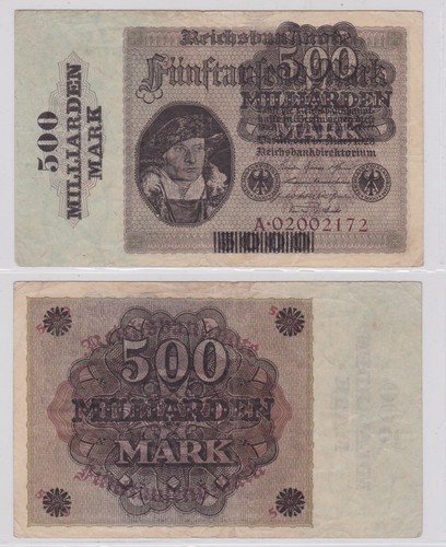 500 milliarden mark - 500, banknote
