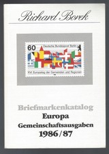 Borek Briefmarkenkatalog Europa Gemeinschaftsausgaben CEPT 1986/87