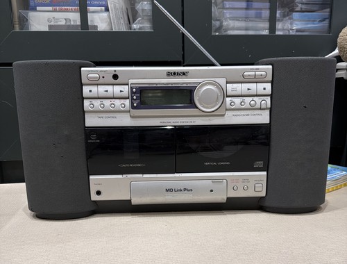 Sony ghettoblaster radio - sony, zs-d7